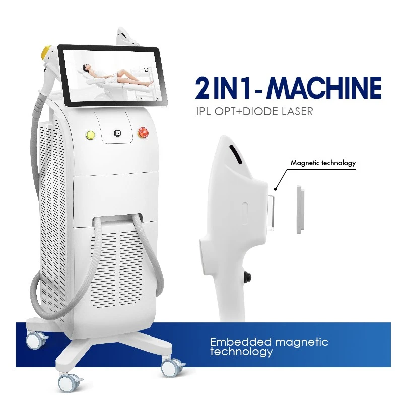 Ice Titanium Diode Laser Hair Removal Device | Dual IPL+Diode Technology With Remote Leasing System